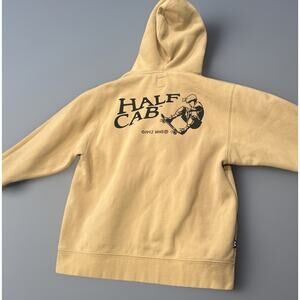 Vans Hoodie Men's M Heavy Duty Camel Fleece Half Cab M Skateboarding
